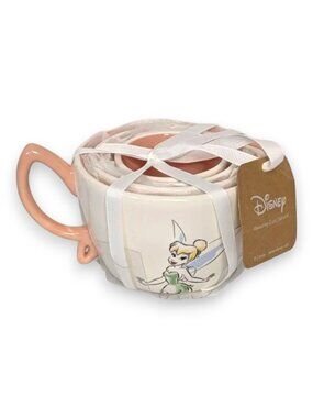 Disney Rae Dunn Tinkerbell Stacked Nesting Measuring Cups Pink Handle NWT
